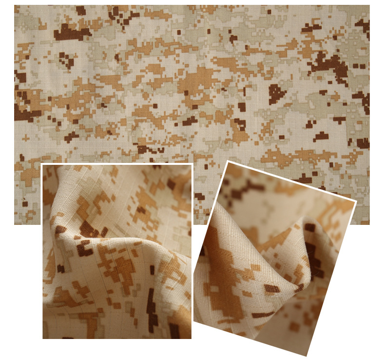 涤棉方格迷彩布tc65/35 20*16流行秋冬外套军训面料现货直销