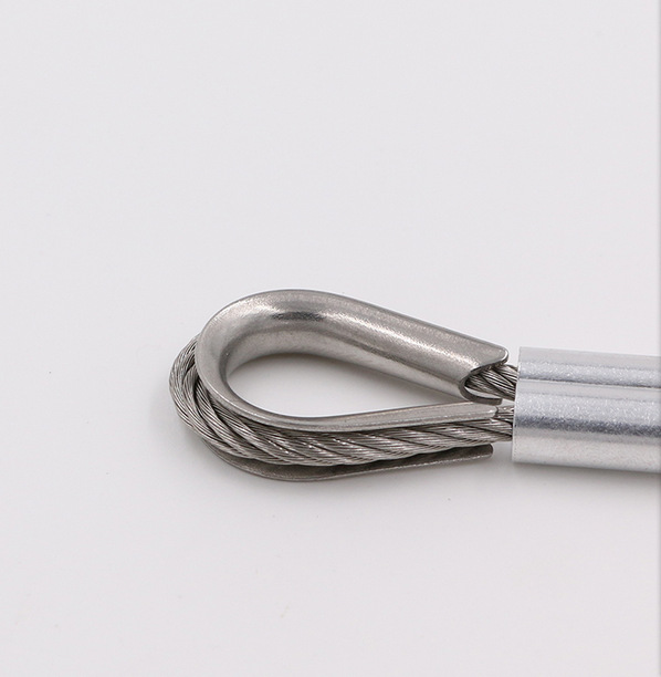 厂家定做各种钢丝绳冲压制品 鸡心环钢丝绳