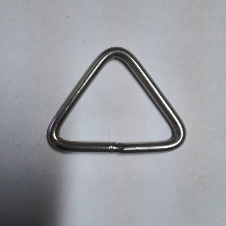 定做不锈钢三角环三角卡焊接三角链条配件201/304/316来图来样