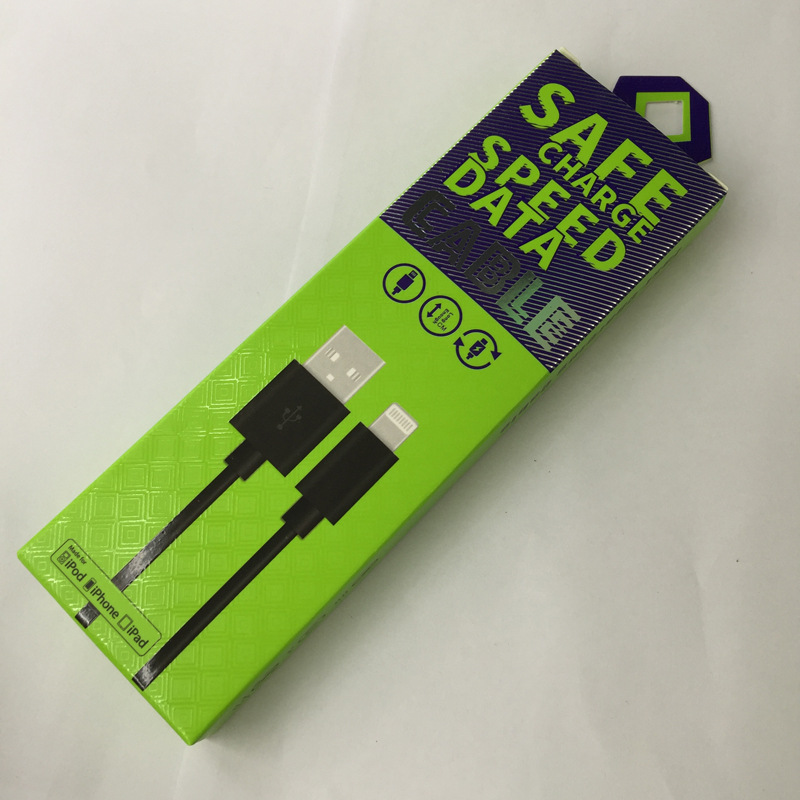 厂家现货批发数据线包装盒 usb数据线 手机通用数据线 可定制