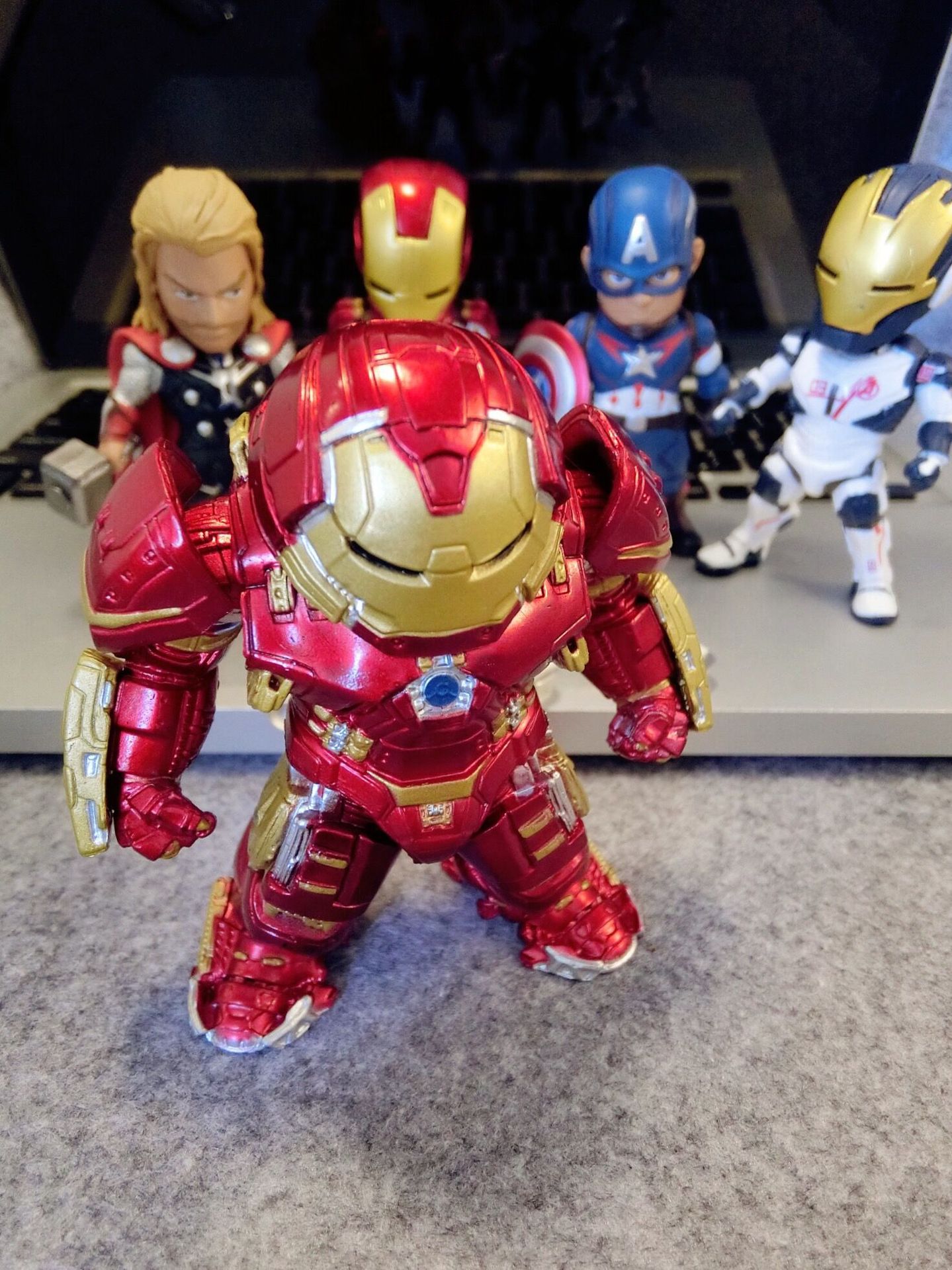 复仇者联盟摆件 美国队雷神锤子钥匙扣模型摆件正品美版手办公仔