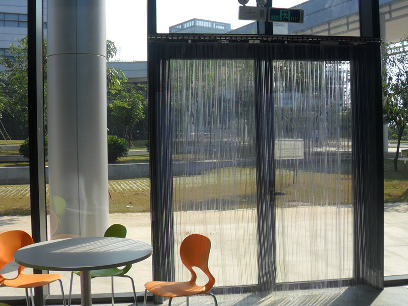 广州超发pvc透明门帘防风门帘隔风挡尘隔挡冷气外泄专用效果好