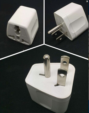 美标旅行手机充电转换器美式转换插头美国加拿大日本台湾墨西哥用