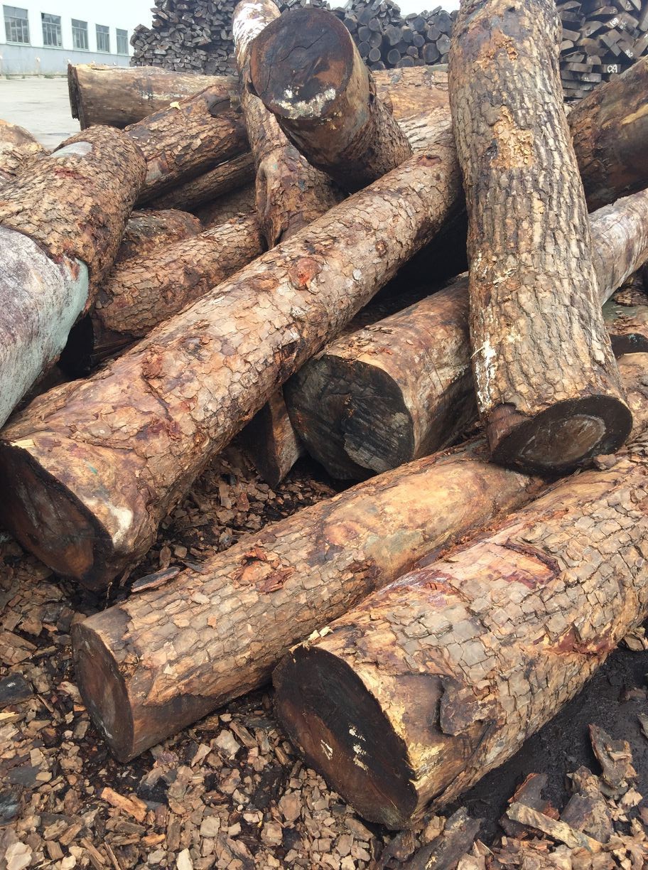 进口高棉花梨木原木板材批发 张家港防腐原木板材市场直销可定制