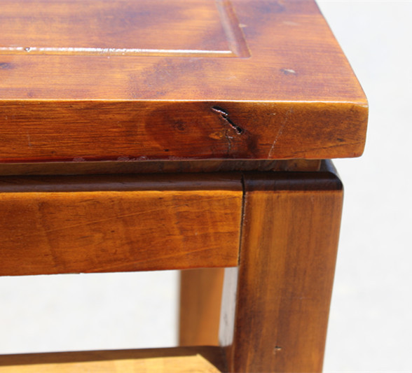 老榆木小板火锅桌 实用仿古木凳 酒店家具厂家现货批发板凳餐椅