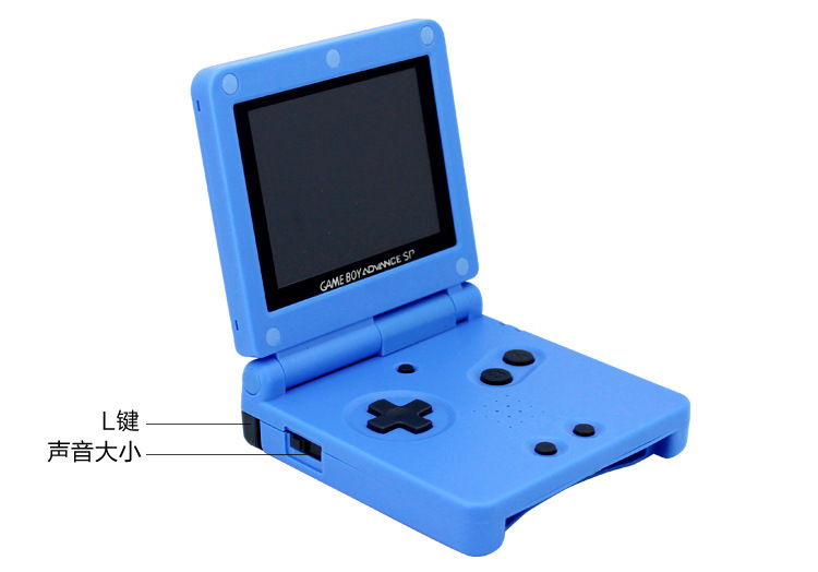 一件代发gbasp游戏机gameboy32位sp翻盖掌上游戏机可充电游戏