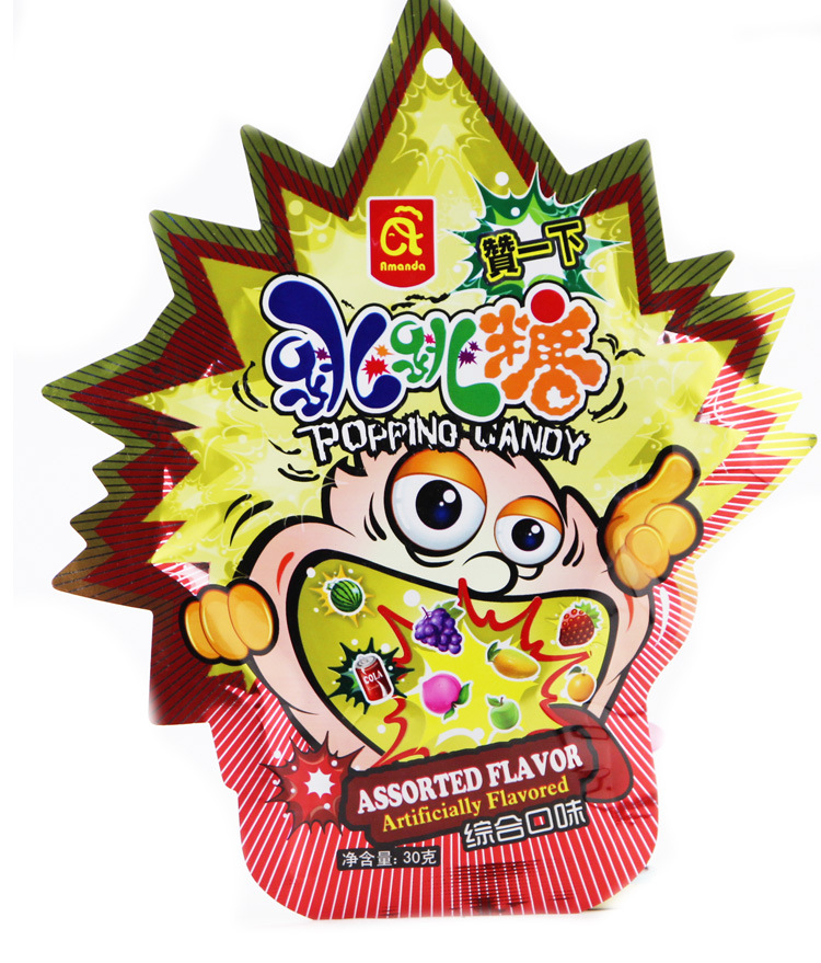 马来西亚进口食品 阿蔓达amanda跳跳糖爆炸糖经典休闲零食批发30g - 