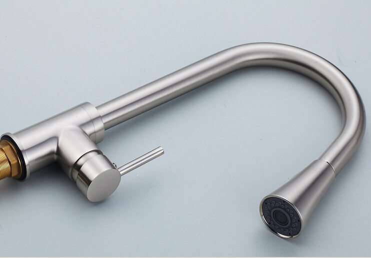 镍拉丝厨房全铜龙头 豪华**精品龙头