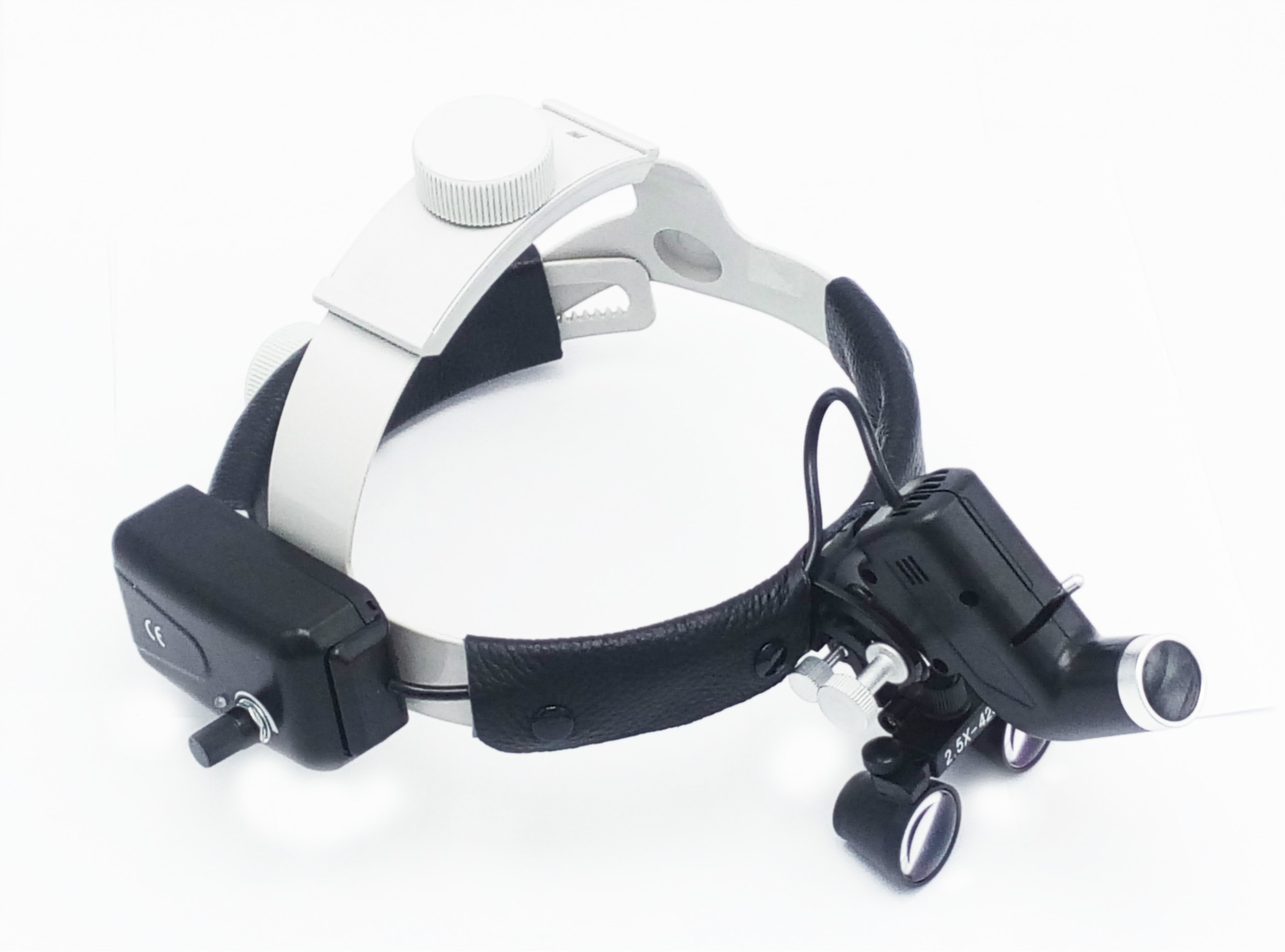 5倍黑色放大镜led聚光灯口腔专用放大镜2.5xled聚光灯