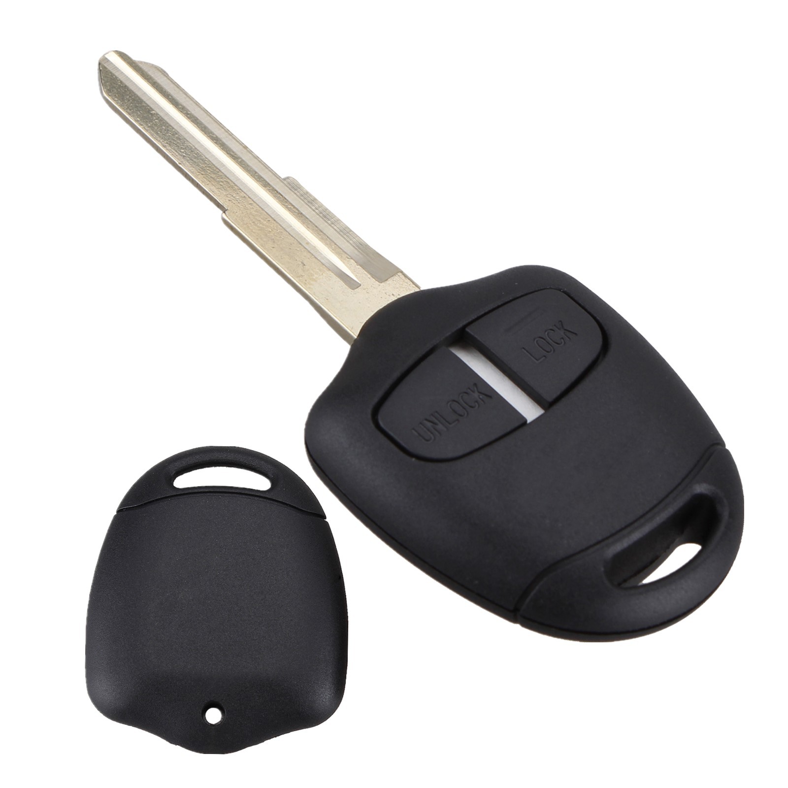 特价批发三菱欧蓝德2键汽车直板遥控钥匙壳遥控器外壳欧美外贸