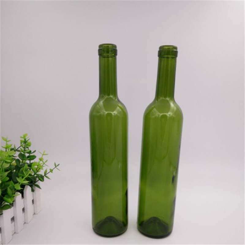 玻璃瓶 优质墨绿色玻璃红酒散装玻璃瓶 玻璃包装容器 橄榄油瓶