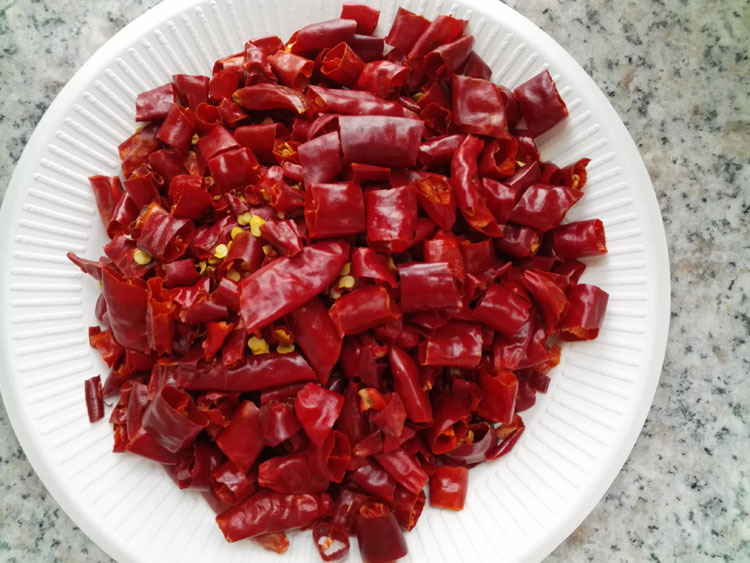 散装1kg红尖椒干辣椒节 干红辣椒段 辣椒圈 炒菜火锅调料批发