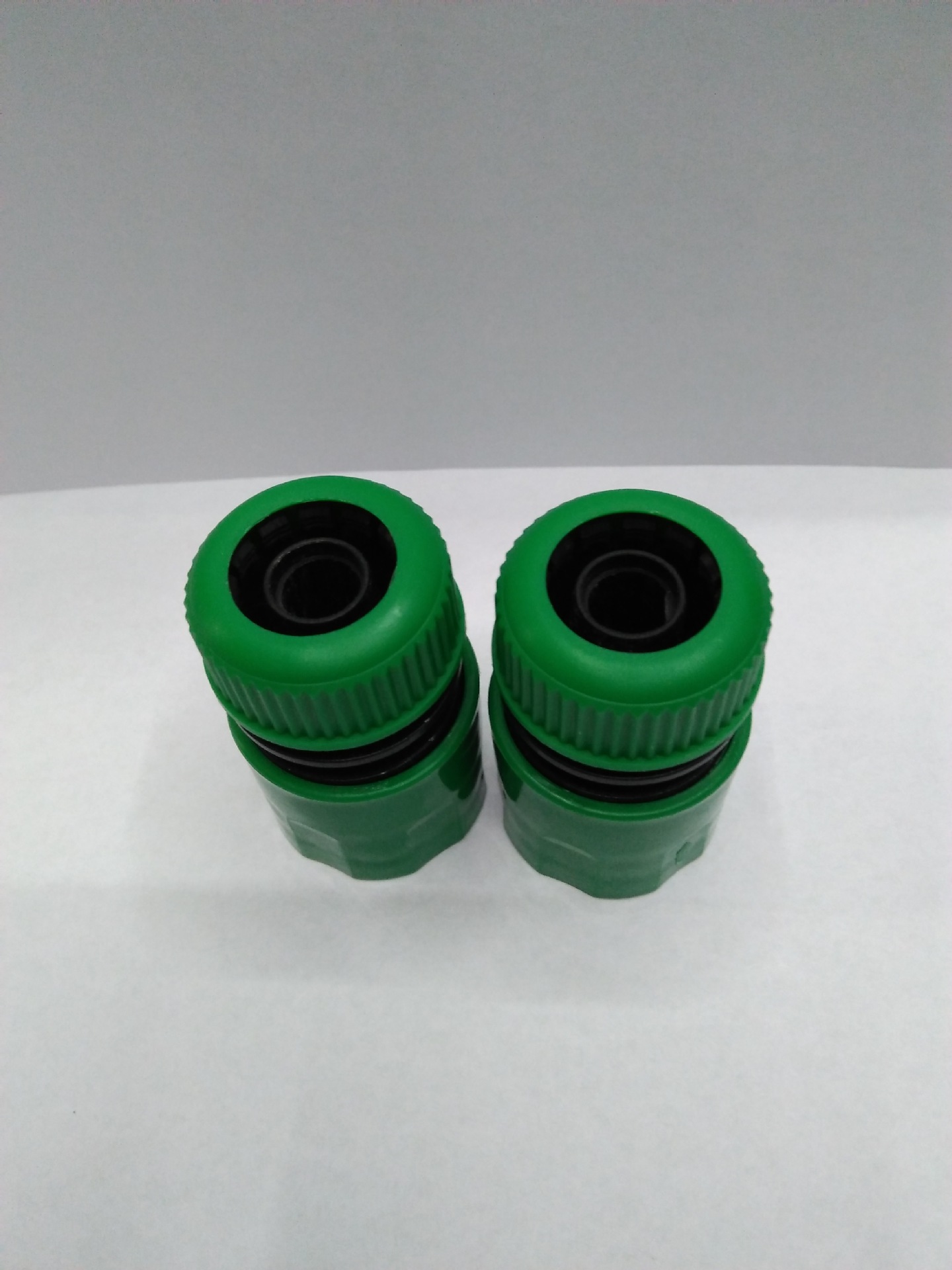 1/2通水塑料快速接头 园林洗车水枪水管连接件 12mm 16mm 通用