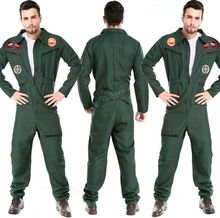 万圣节cosplay游戏服 美国飞虎队飞行员角色扮演制服 男士表演服