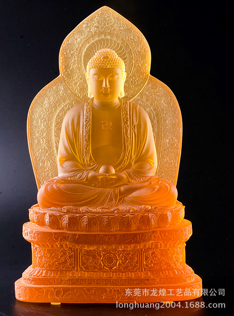 琉璃阿弥陀佛佛像 琉璃三宝佛 寺庙琉璃万佛墙 佛堂琉璃佛像供养