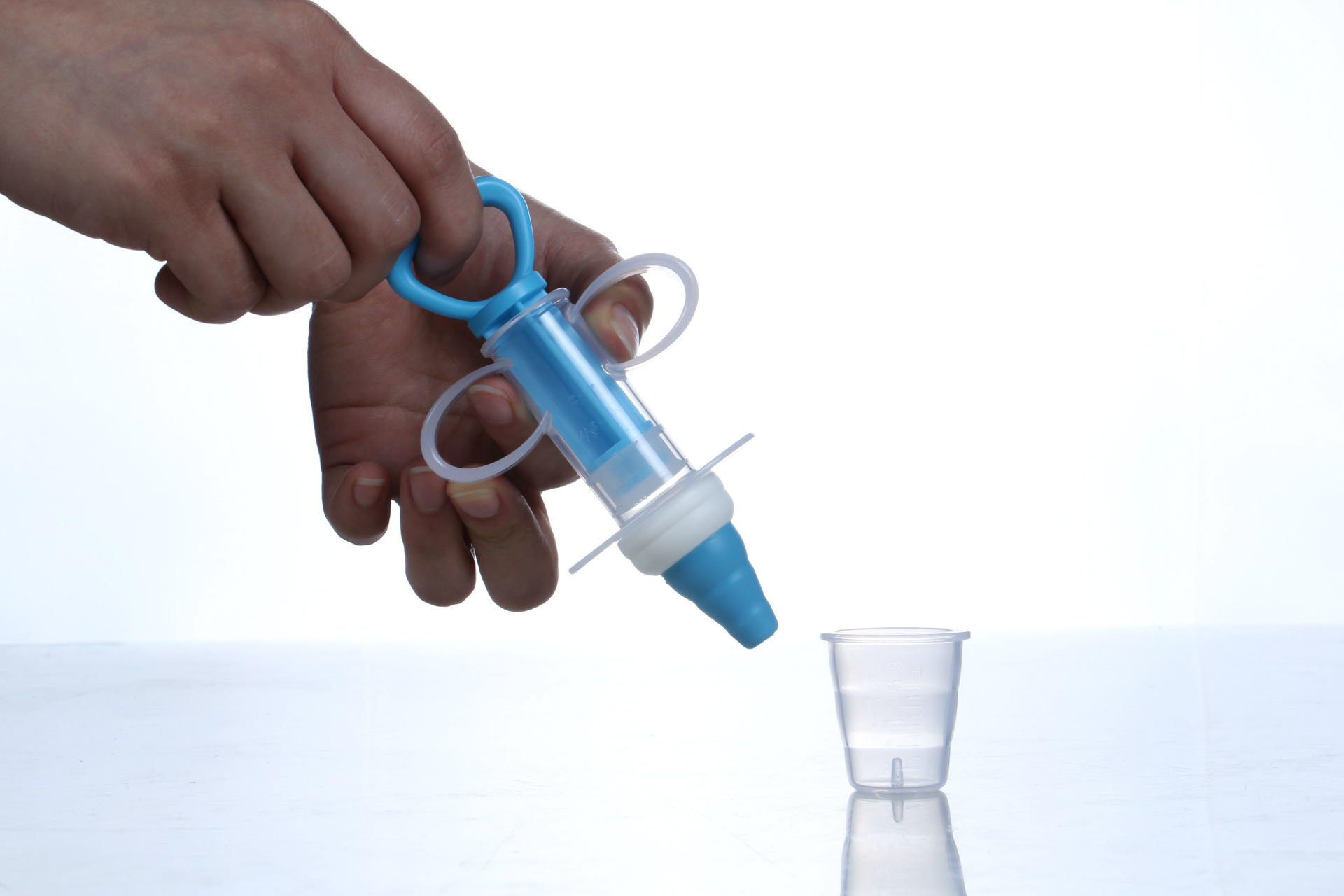 乐起新生儿宝宝高级带刻度防呛针筒式喂药器婴儿吃药器