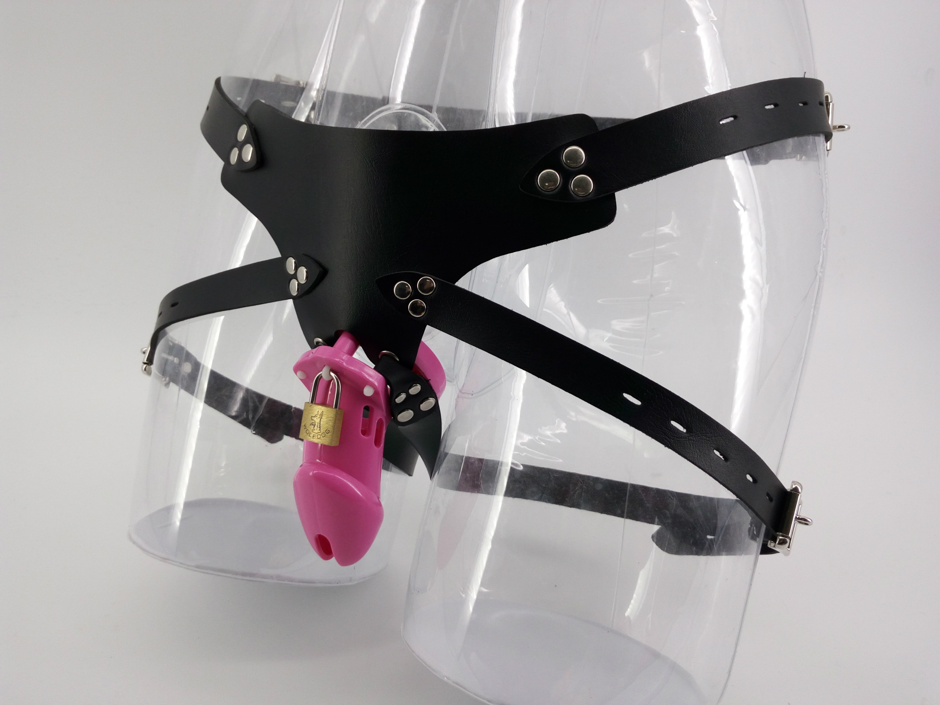 粉红色cb6000 男用穿戴cb 贞洁器贞操锁 jj束缚 成人情趣用品批发