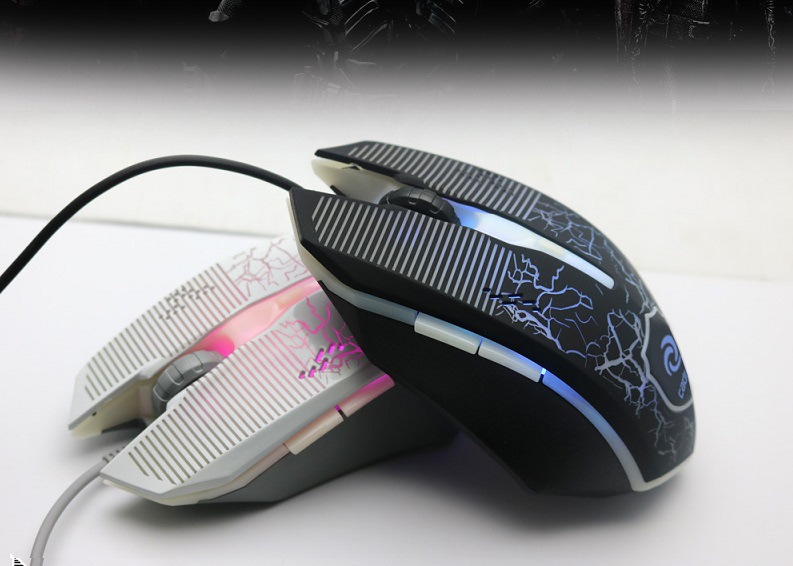 凯迪威v10有线鼠标 电竞游戏背光鼠标