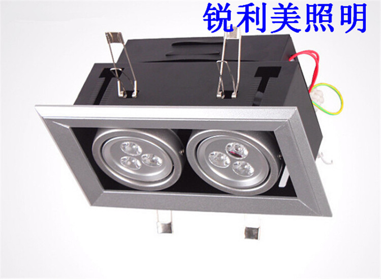 2*3w斗胆灯 双头3w豆胆射灯 led