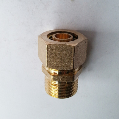 不锈钢塑管铜外牙直接快接管件 耐高温高压管件 标准锻制管件