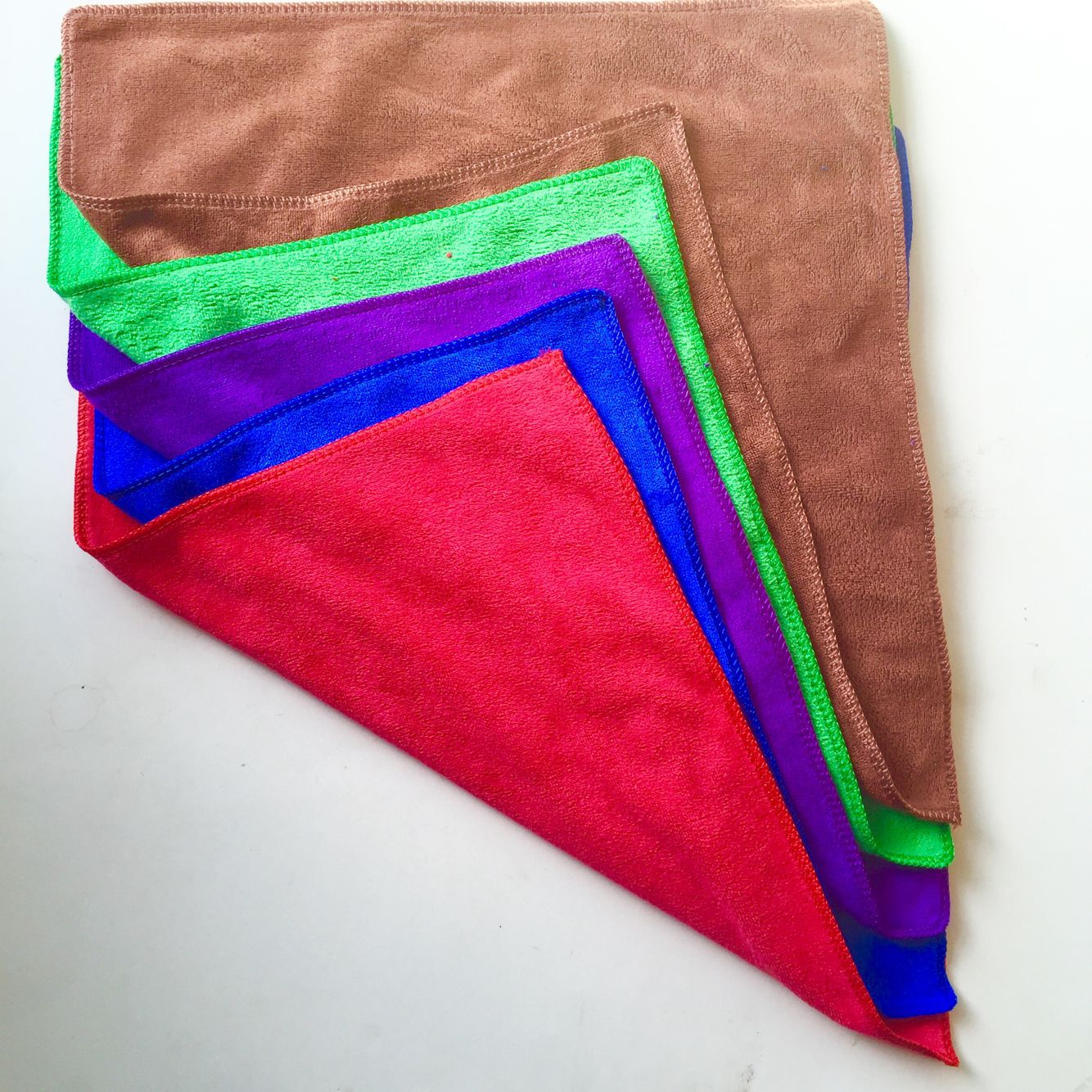 加厚磨绒超吸水方毛巾420克重 洗车打蜡镀膜毛巾 不掉毛40*40cm