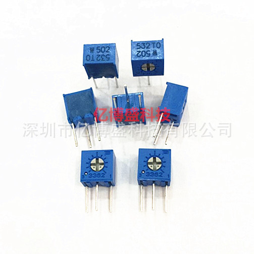 原装bourns 3362可调电位器3362w-1-105lf精密可调电阻1m欧侧调