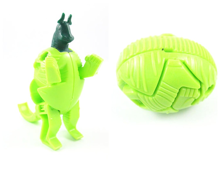 12个/套新奇超级迷你变形恐龙蛋怪兽哥斯拉动物变形蛋扭蛋玩具