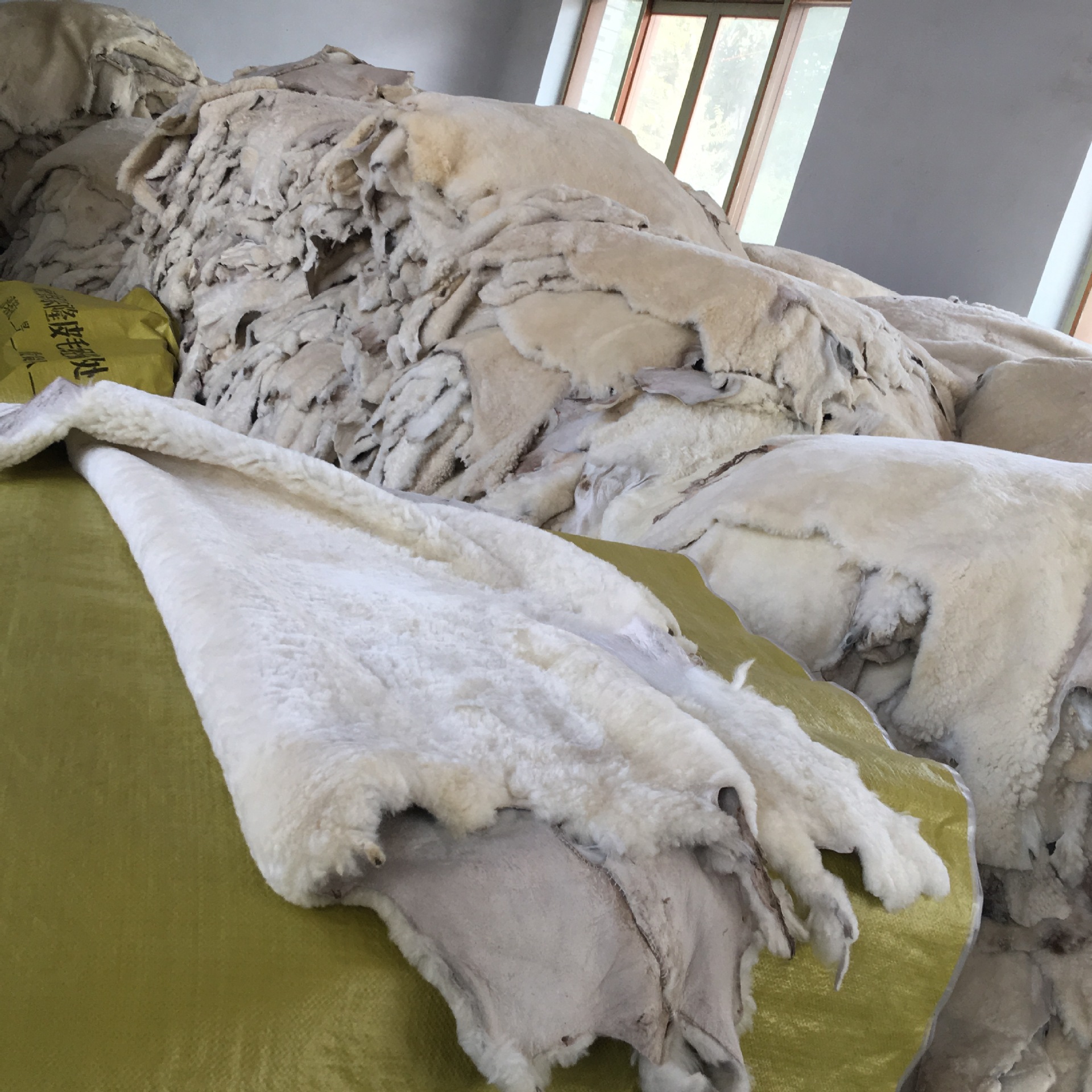 澳洲进口绵羊皮羊剪绒整张皮形鞋里皮服装里