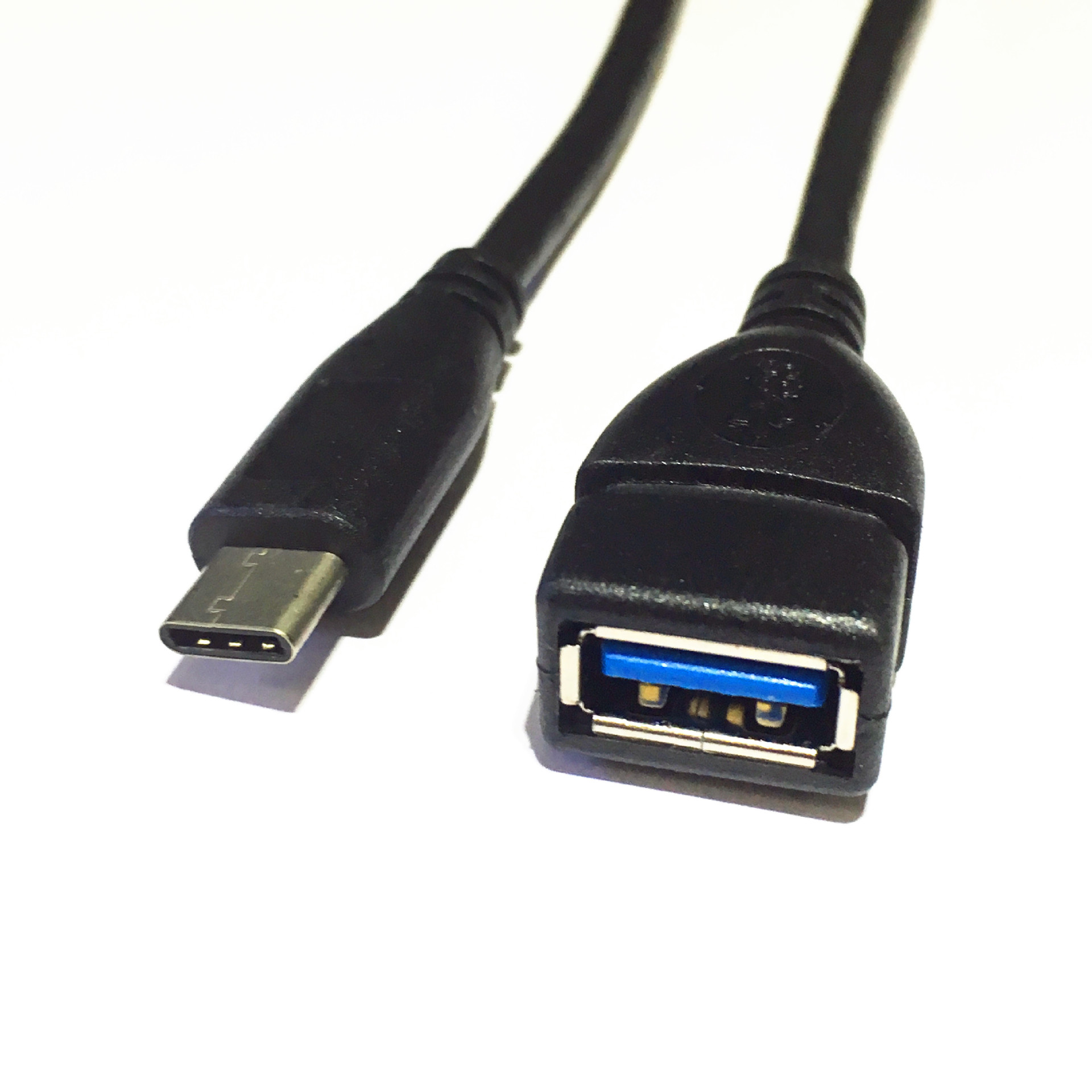 otg线usb3.1数据线 af to type-c弯头接口转usb3.0母平板连接线