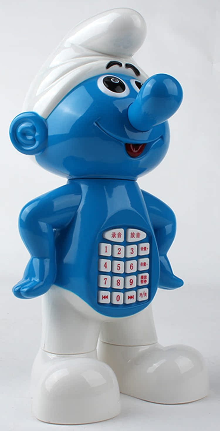 蓝精灵小黄人故事机儿童早教机触摸发光宝宝学习益智玩具