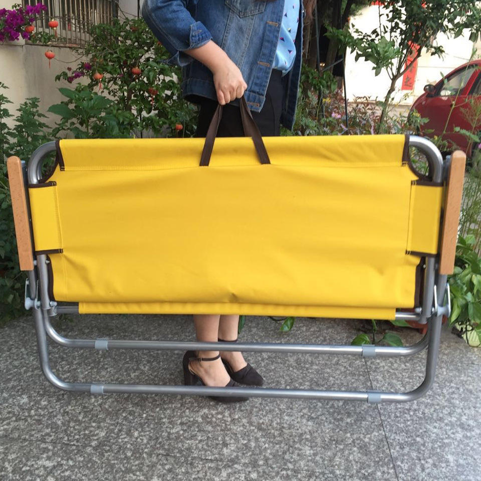 厂家直供简约休闲双人折叠椅 情人椅牛津布长凳休闲用品批发定制