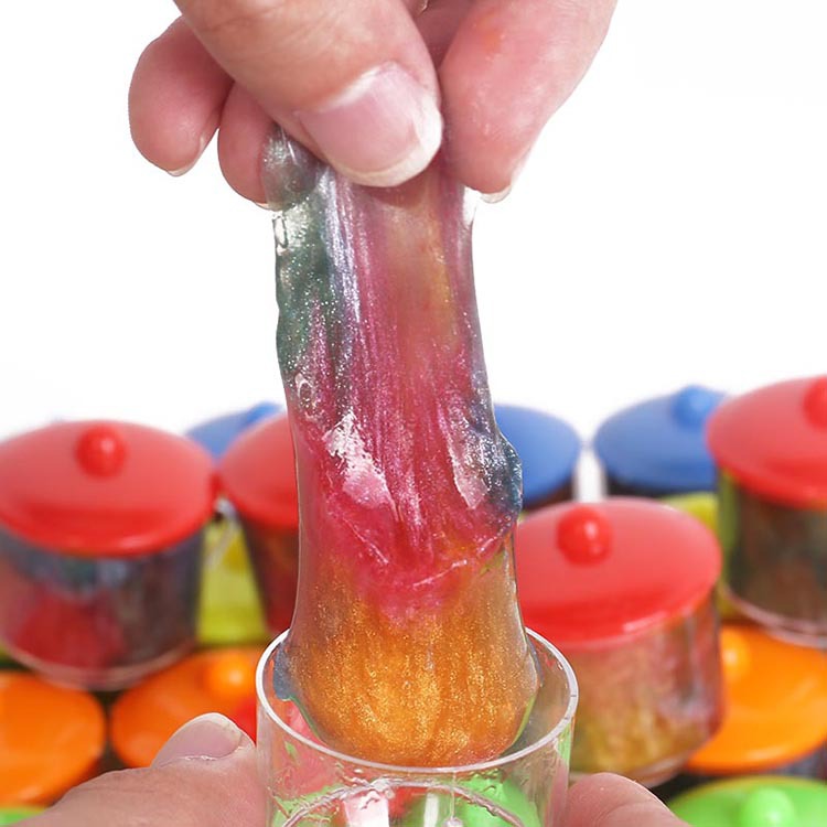 沙皮胶鼻涕泥整人玩具发泄蛋黄哥呕吐君专用水晶鼻涕泥果冻批发