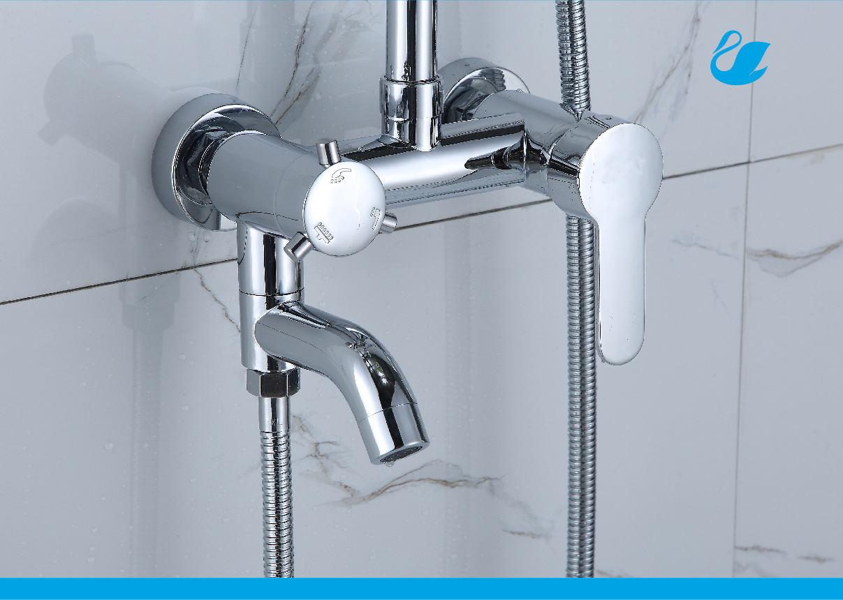 美雅琪卫浴水暖五金全铜带升降浴室淋雨喷头套装淋浴花洒套装厂家