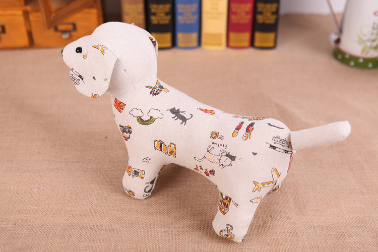 【田园风格】 个性布艺 小狗 创意家居 工艺品