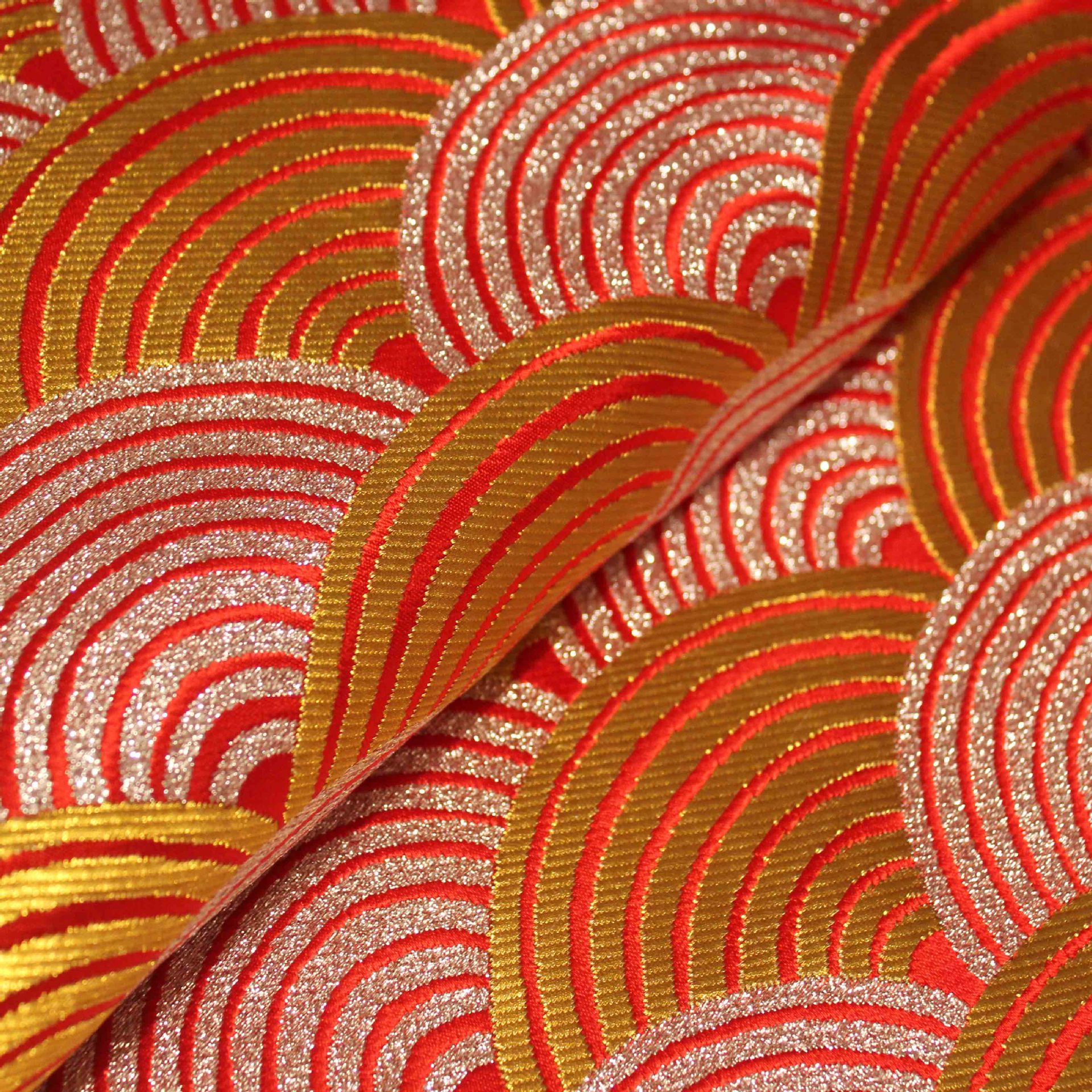 75cm云锦祥云绣花旗袍面料唐装布料高档包装面料织锦缎布料丝绸