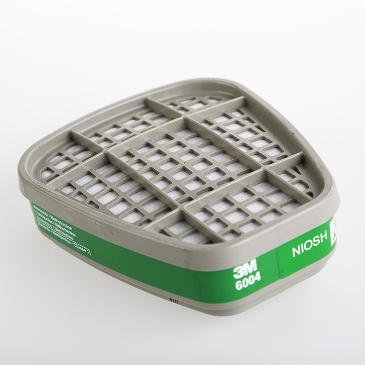 正品3m 6004cn滤毒盒 防氨气 甲胺过滤盒配合6200 6800 7502面具