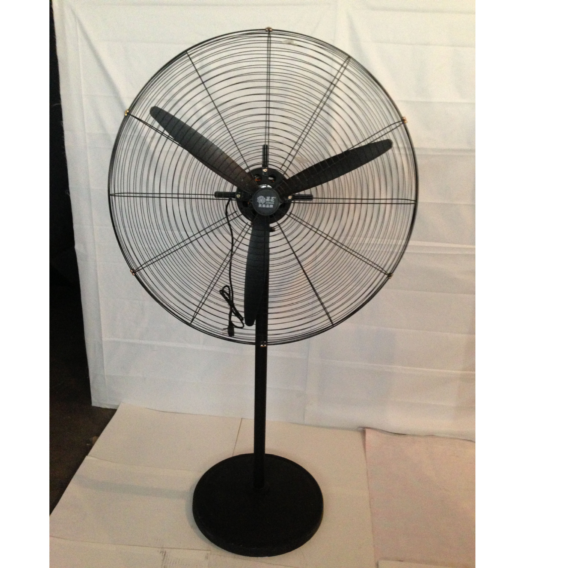 厂家直销菊花650 工业扇 落地扇 牛角扇 大功率风扇 650铜包l铝