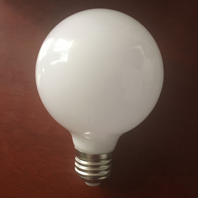 球形节能省电奶白大灯泡 360发光led玻璃g80 g95 g125高亮龙珠泡