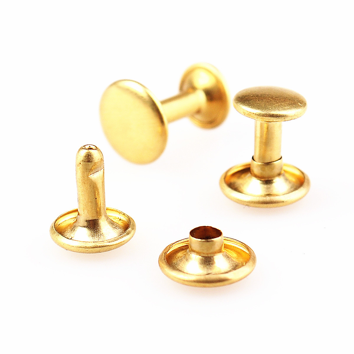 双面撞钉 纯铜手工铆钉diy钱包钥匙包皮带配件帽钉钮扣服装铆钉扣