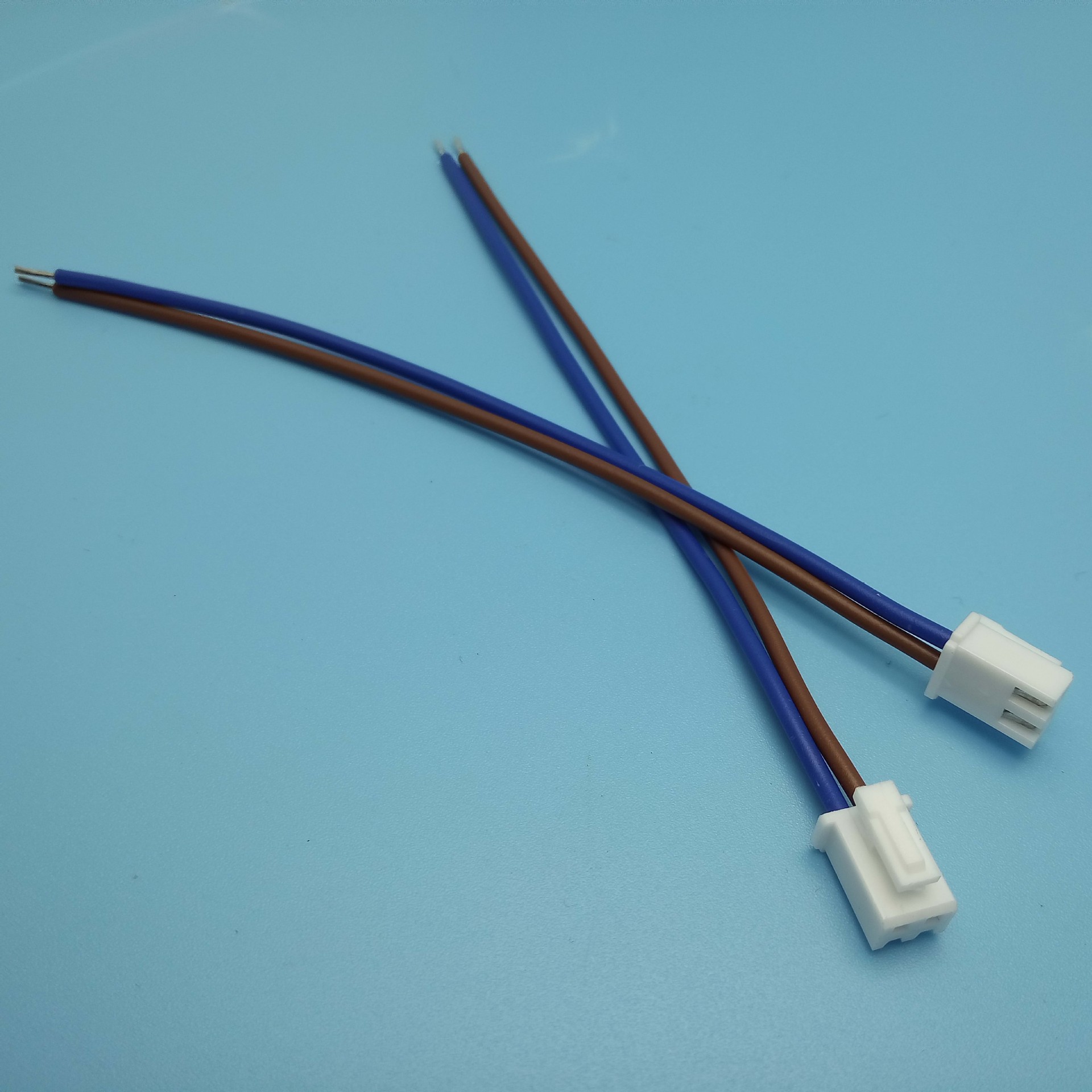 厂家直销xh-2pin带扣端子线 2.54间距端子连接线
