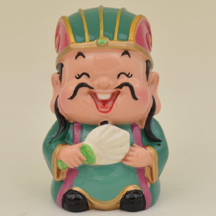 工艺品交趾陶瓷小摆件 卡通冷瓷泥塑小泥人 景点旅游纪品念小礼物