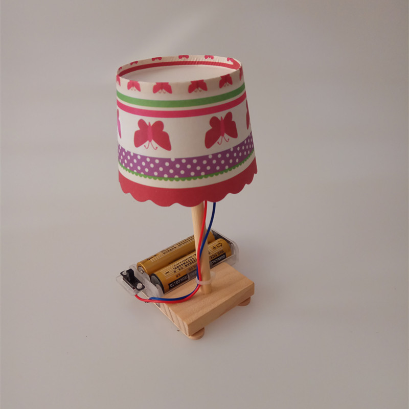 纸杯小台灯 学生手工作业材料diy科技小制作