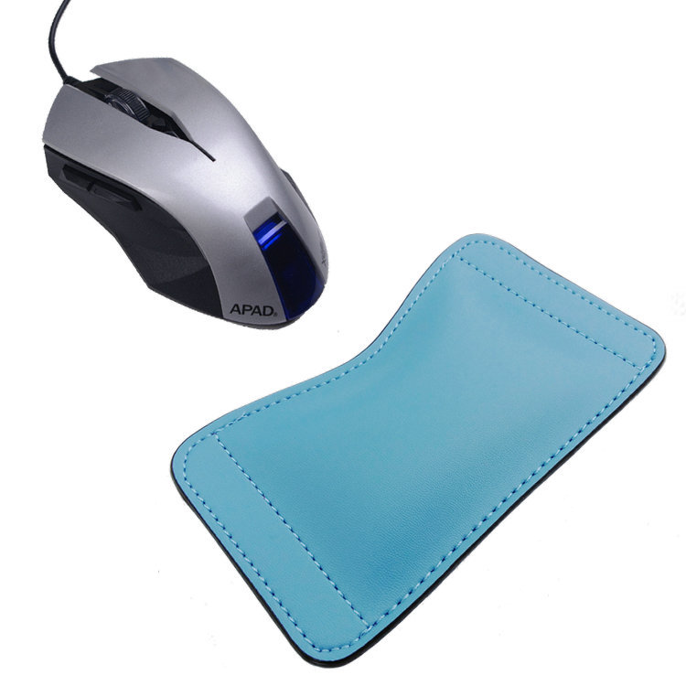 【工厂批发定做】皮质鼠标手托 鼠标手枕鼠标垫护腕 凝胶冰袋手托