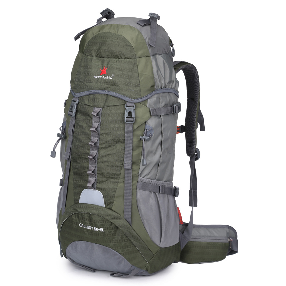 跨境新品 负重登山包 大容量徒步外架包 户外运动防水旅行背包男