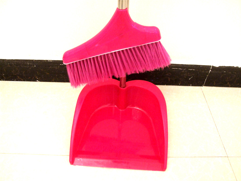 扫把簸箕套装组合家用软毛笤帚不沾扫地头发魔法扫帚畚箕一件代发