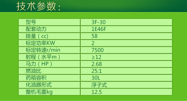 施肥机3f-30农药喷雾机 背负式机动喷雾喷粉机 果树农药喷雾机