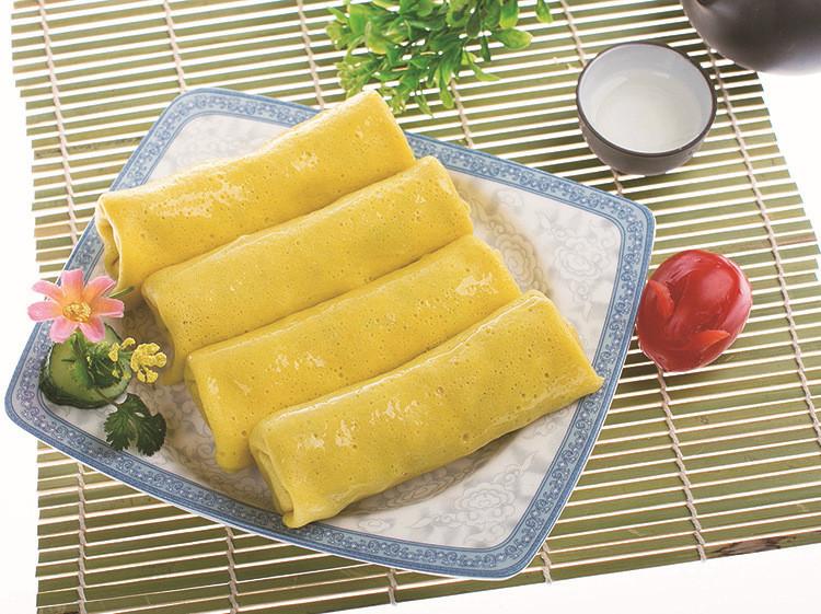 厂家直销 鸡蛋肉卷批发冷冻食品料理包装 60gx170个 箱 美味油卷