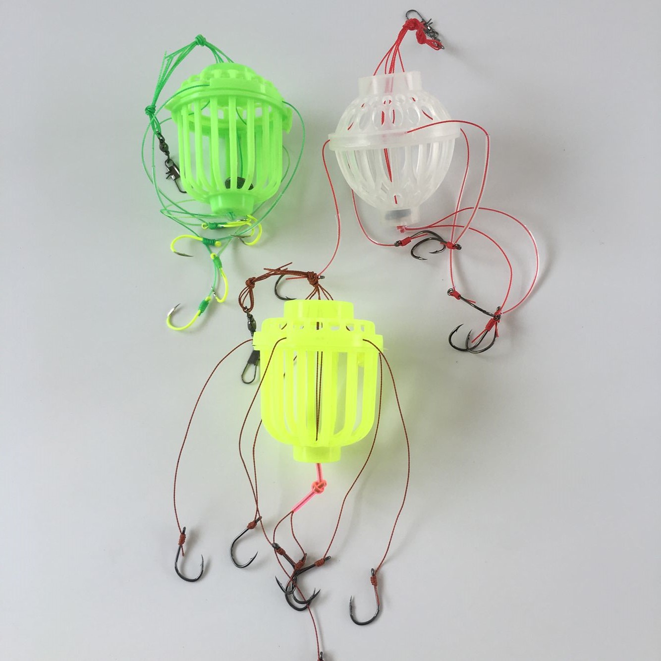 鲢鳙钓组爆炸钩水怪组钩盒装渔具批发海竿抛竿专用垂钓用品