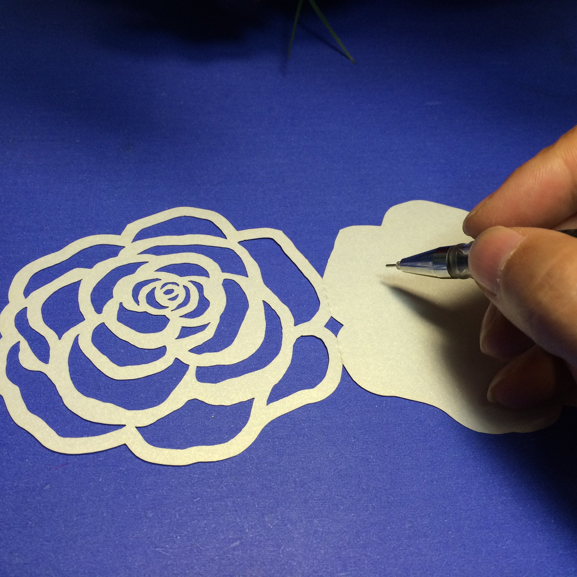 节日镂空祝福卡片生日贺卡手写感谢卡留言卡创意花型留言卡片批发