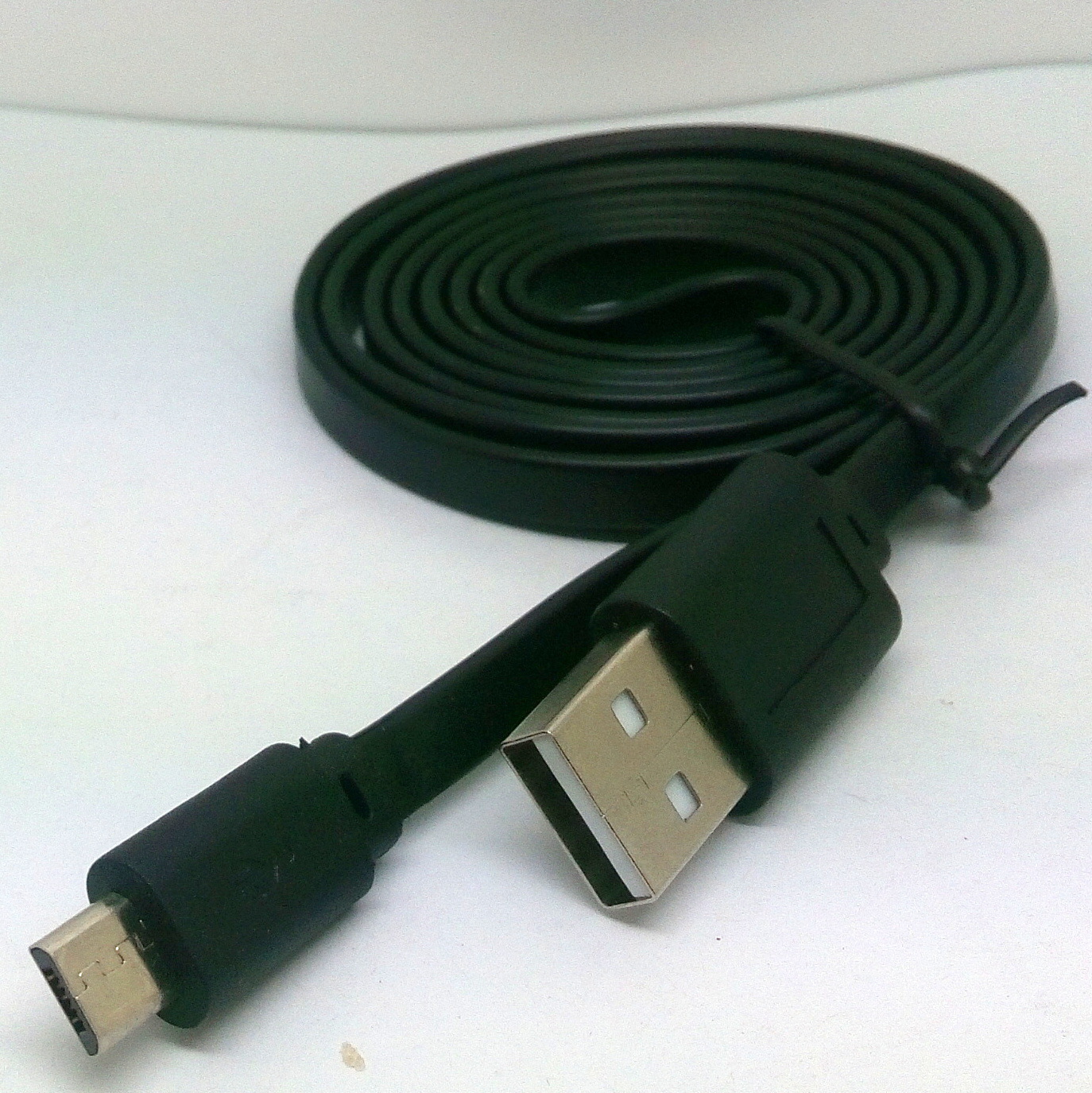 工厂定制 高柔tpe扁线 usb扁平数据线 高端usb面t条扁线